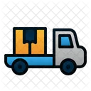Camion Entrega Paquete Icono