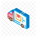 Entrega Camion Mensajeria Icono