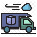 Camion De Reparto Camion De Envio Camion Icono