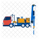 Camion Machinerie Forage Icône
