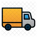 Camion Entrega Paquete Icono