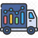 Logistica Datos Analisis Icono