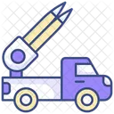 Camion De Misiles Misiles Militares Icono