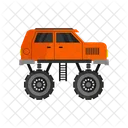 Monster Truck Vehiculo Transporte Icono