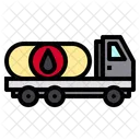 Camion De Petroleo Energia Potencia Icon