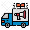 Camion publicitario  Icono