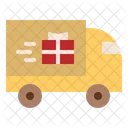 Camion de regalo  Icono