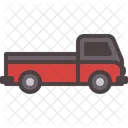 Recoger Coche Transporte Camion Icono