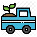 Pickup Voiture Ecologie Icône