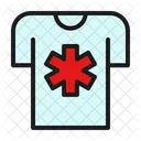 Camisa Cruz Vermelha Medico Ícone