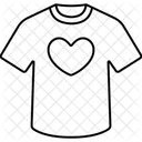 Camisa Corazon Amor San Valentin Icon