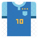 Camisa de futebol  Ícone