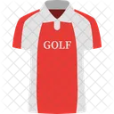 Golfe Camisa Camisa Ícone