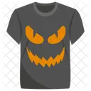 Camisa De Halloween Camisa Roupas Ícone