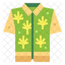 Camisa hawaiana  Icono