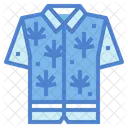 Camisa hawaiana  Icono