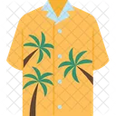 Camisa hawaiana  Icono