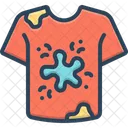 Camiseta Camiseta Manchada Manchada Icono