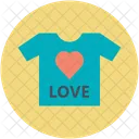 Camiseta Camiseta Amor Ícone