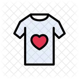 Camiseta amor  Ícone