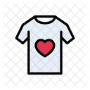 Amor Corazon Camisa Icono