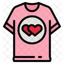 Camiseta de amor  Icono