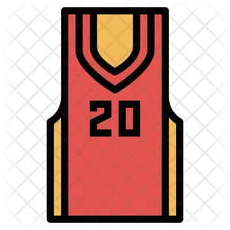 Camiseta de baloncesto  Icono