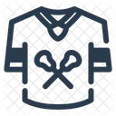 Camiseta de lacrosse  Icono