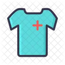 Medico Camiseta Pano Icono