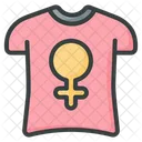 Camiseta Feminina Camiseta Mulher Ícone