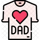 Camiseta de papá  Icono