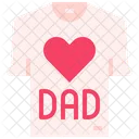 Camiseta de papá  Icono