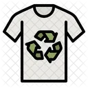 Camiseta reciclada  Icono
