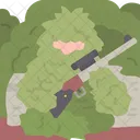 Camouflage Hunter Hide Icon