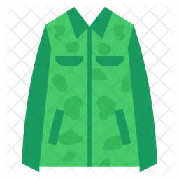 Camouflage Jacket  Icon