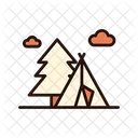 Camp  Icon