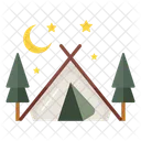 Tent Camp Hut Icon