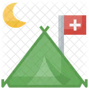 Camp Tent Sleeprefugee Icon