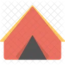 Camp Tent Hiking Icon