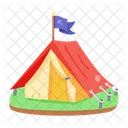 Campsite Camp Tent Icon