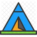 Camp Camping Moon Icon