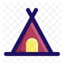 Camp Tent Rest Icon