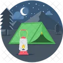 Camp Camping Vacation Icon