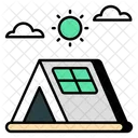 Camp Campsite Temporary Residence Icon
