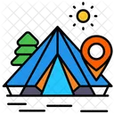 Camp Area Location  Icon