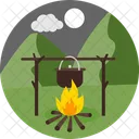 Camp cooking food  Icon