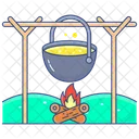 Camp Cooking Pot  Icon