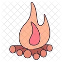 Camp Fire Fire Camp Icon