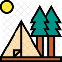 Camp  Icon