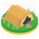 Camp Campsite Landscape Icon